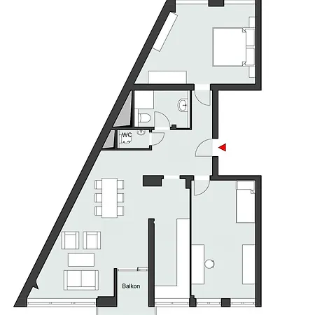 Appartement 3 Downtown Bilk *